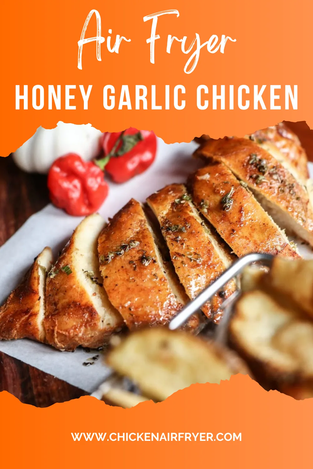 Air Fryer Honey Garlic Chicken