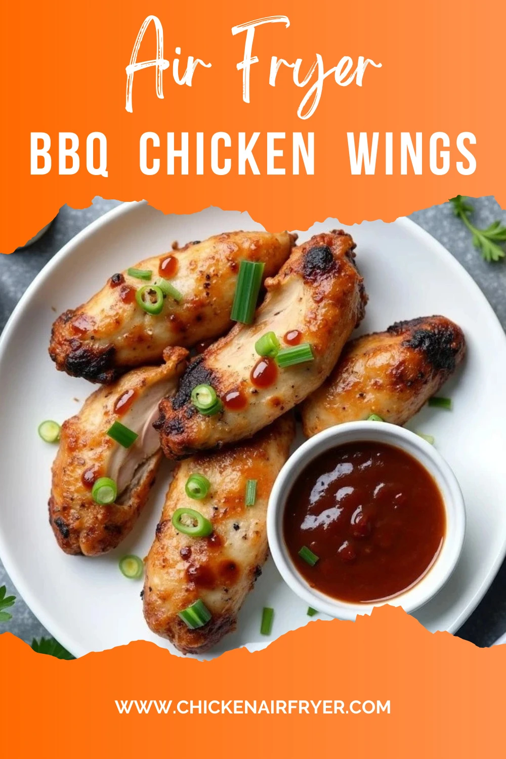 Air Fryer BBQ Chicken Wings