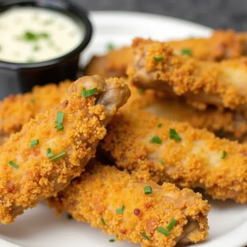air fryer garlic parmesan wings