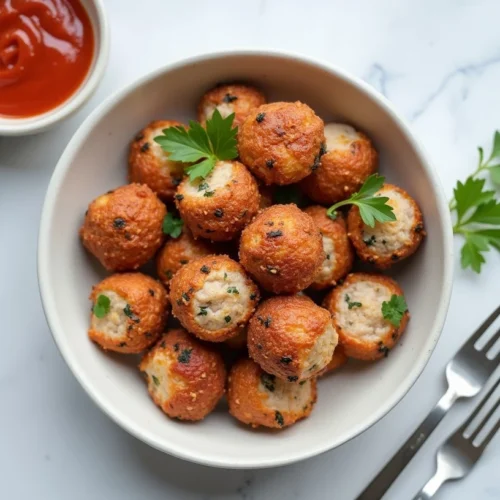 Air Fryer Chicken Meatballs